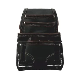 10 Pocket Oiled Tanned Leather Nail Tool Bag (JCBL-9017)