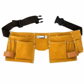 11 Pocket Split Leather Carpenter Apron – Economy Model