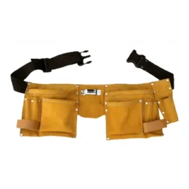 11 Pocket Split Leather Carpenter Apron – Economy Model (JCBL-9003)