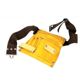 5 Pocket Split Leather Carpenter Apron – Economy Model (JCBL_A-9004)