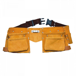 11 Pocket Split Leather Carpenter Apron - (JCBL-9003)