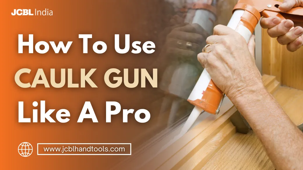 How To Use a Caulk Gun