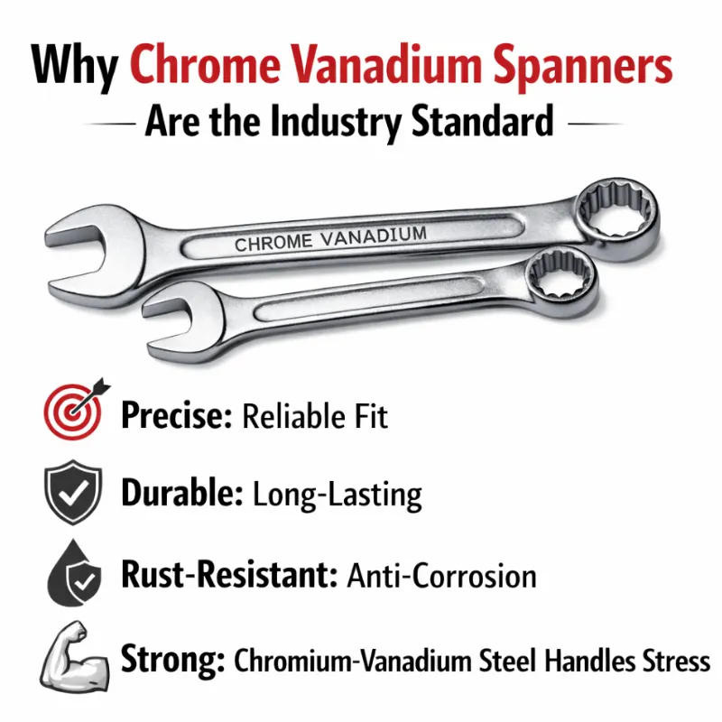Why Chrome Vanadium Spanners Are the Industry Standard