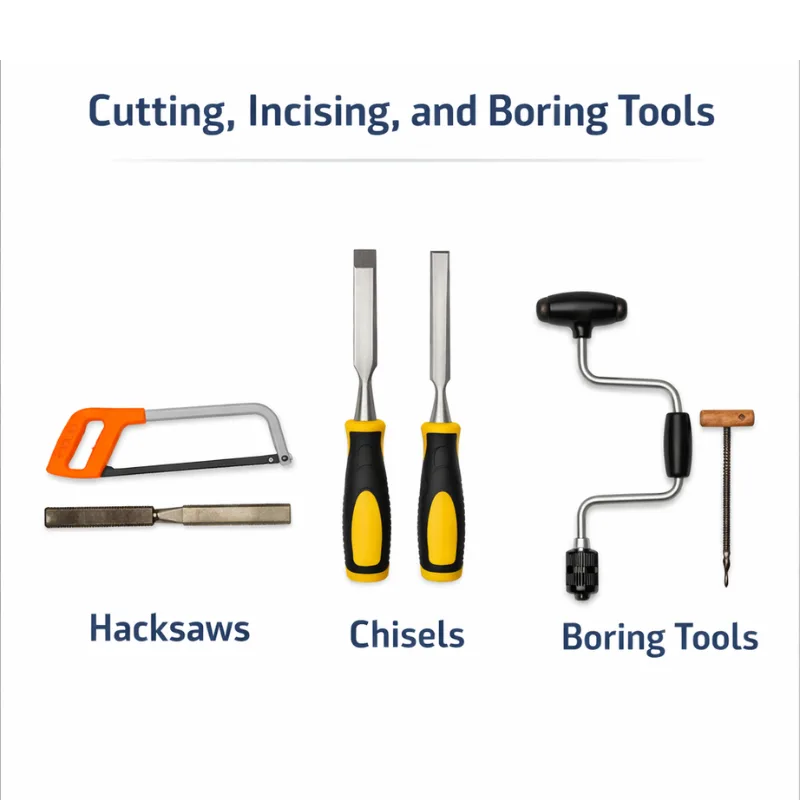Cutting, Incising, and Boring Tools
