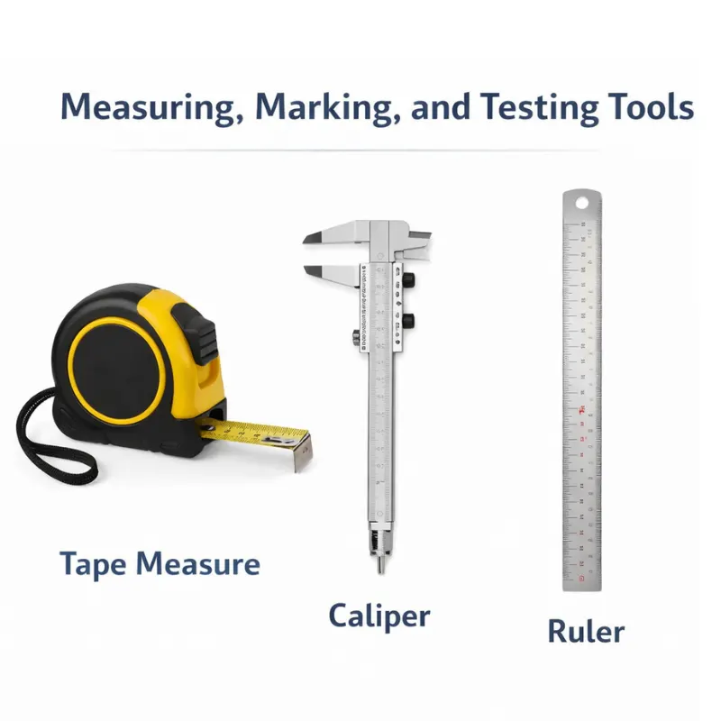 Measuring, Marking, and Testing Tools