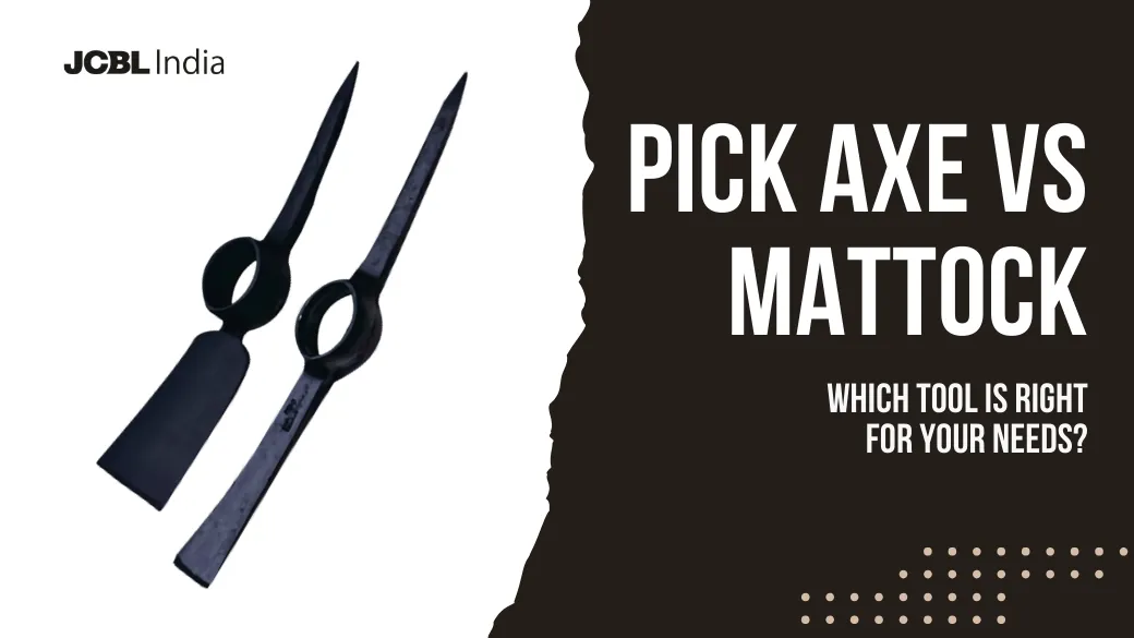 Pick Axe vs Mattock