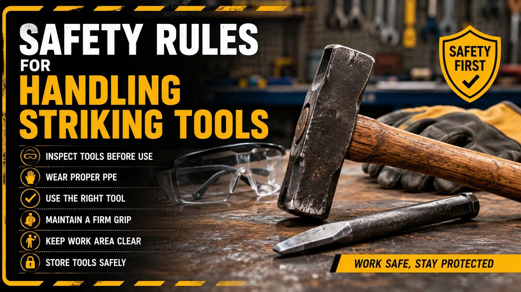 Safety Rules for Handling Striking Tools
