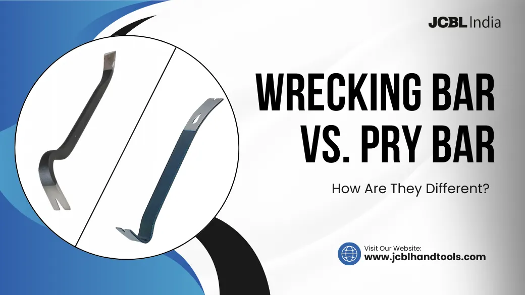 Wrecking Bar Vs. Pry Bar: How Are They Different?