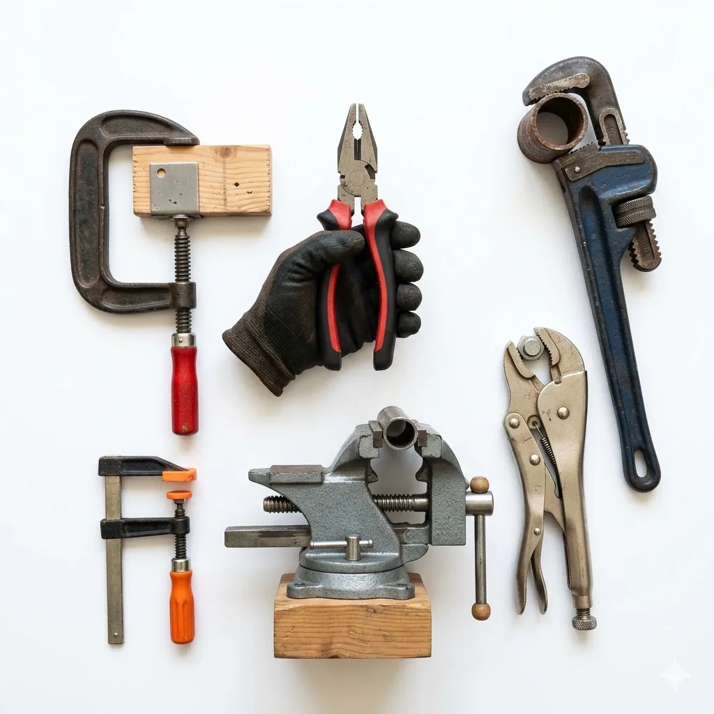 Holding Tools in Workshop