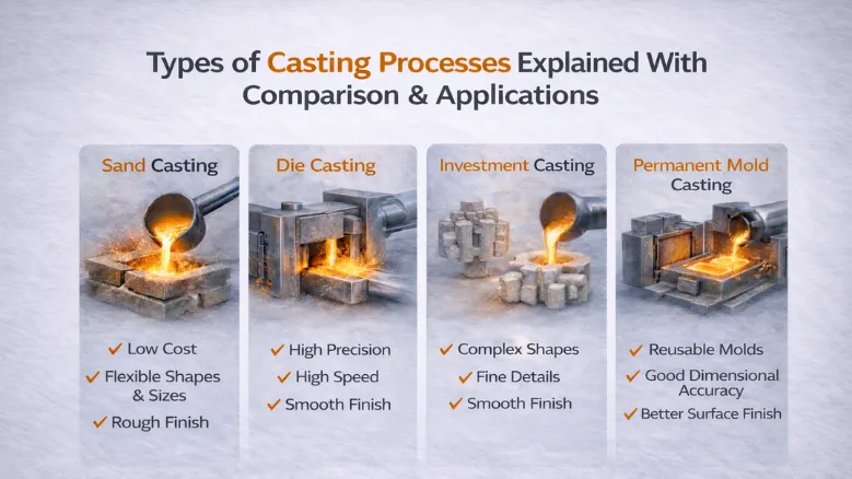 Types of Casting Processes