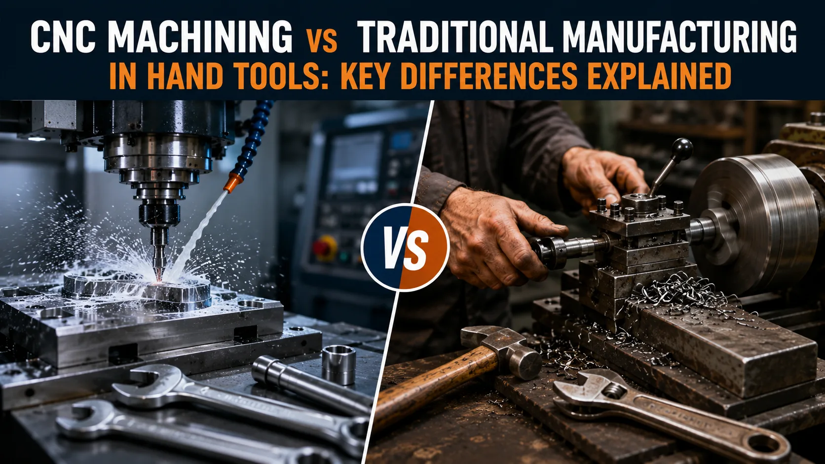 CNC Machining vs Traditional Manufacturing