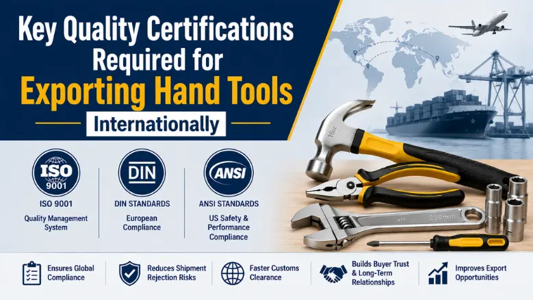 Certifications Required for Exporting Hand Tools