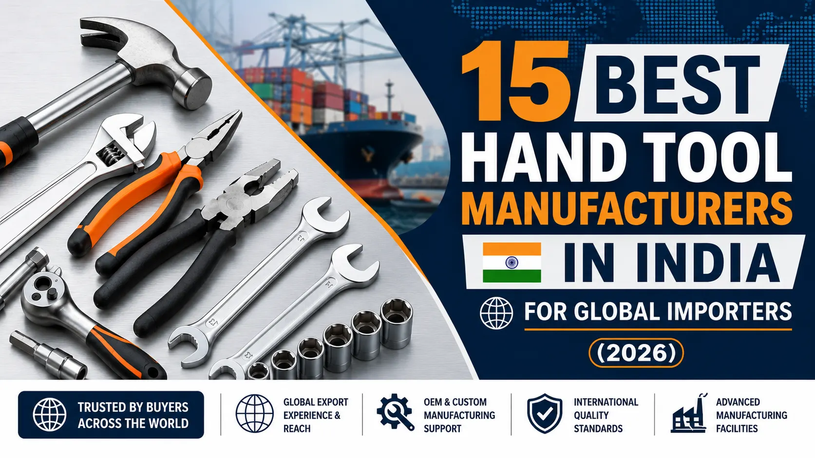 Leading hand tool manufacturers in India for global importers and OEM sourcing